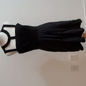 Cynthia Steffe cage cutout little black dress